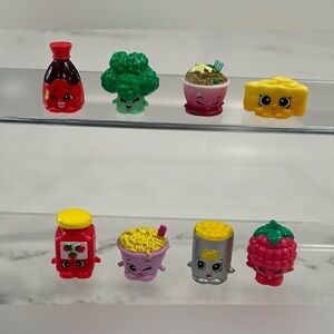 Shopkins Lot of 8 Family Foods Figures